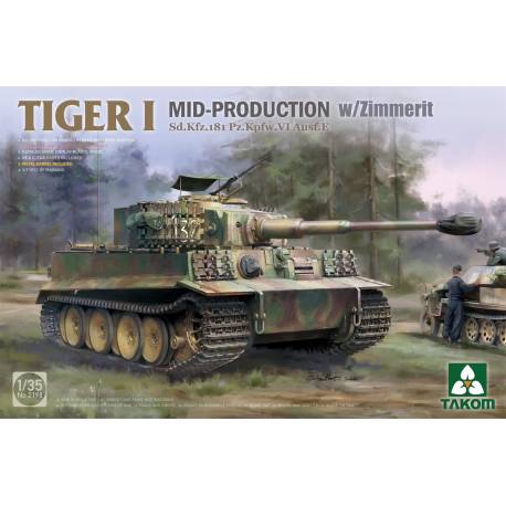 Tiger I Sd.Kfz. 181 Pz.Kpfw. VI Ausf. E Mid-Production w/Zimmerit