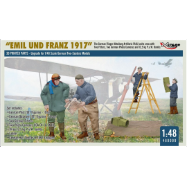 "Emil und Franz 1917" The German Flieger Abteilung Artillerie FA(A) units crew with Two Fitters
