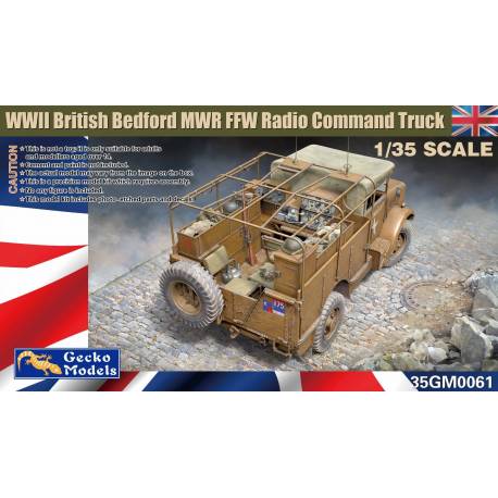 WWII British Bedford MWR FFW Radio command truck