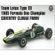 Lotus 33 1965 Formula One Champion Coventry Climax FWMV