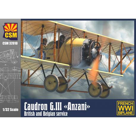 Caudron G.III "Anzani" British and Belgian Service