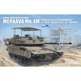 Merkava Mk.4M w/roof-mounted slat armor Israel Main Battle Tank