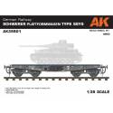 GERMAN RAILWAY SCHWERER PLATTFORMWAGEN TYPE SSYS