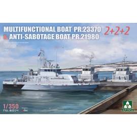 Multifunctional Boat PR.23370 & Anti-Sabotage Boat PR.21980 2+2+2 (6 ships included)