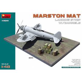 MARSTON MAT LANDING STRIP w/BARRELS