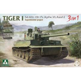 Sd.Kfz.181 Pz.Kfw.VI.Ausf.E Tiger I Experimental Project 3 in 1