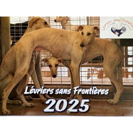 Calendrier Lévriers sans frontières 2024