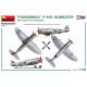 THUNDERBOLT P-47D BUBBLETOP WITH BASE & ACCESSORIES. BIG SET