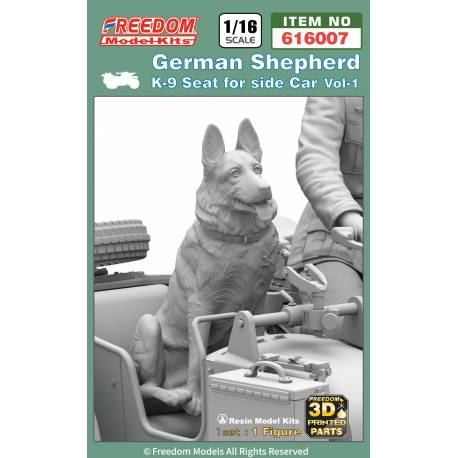 GERMAN SHEPHERD K-9 SEAT FOR SIDE CAR VOL.1