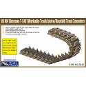 US M4 Sherman T-54E1 Workable Track Link w/ Duckbill Track Extenders