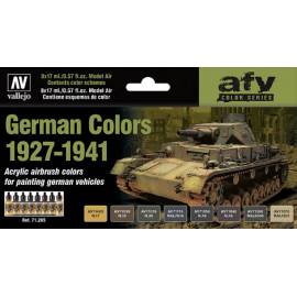 SET DE PEINTURE GERMAN COLORS 1927-1941 VALLEJO|8X17ml|71205