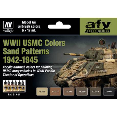 WWII USMC Colors Sand Patterns 1942-1945