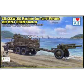 USA CCKW-352 Machine Gun Turret Version with M2A1 105MM Howitzer