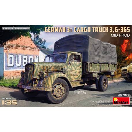 GERMAN 3T CARGO TRUCK 3,6-36S MID PROD