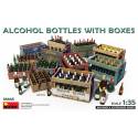 ALCOHOL BOTTLES WITH BOXES