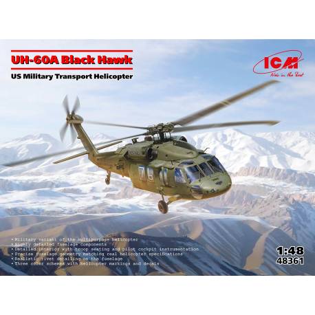 UH-60A Black Hawk  US Military Transport Helicopter