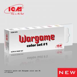 Acrylic paints set for Wargame 1