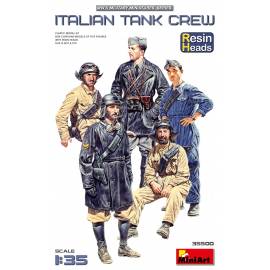 Italian Tank Crew Resin Heads