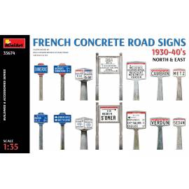 French Concrete Road Signs 1930-40’s North & East