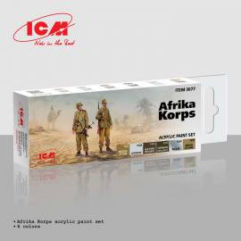 Acrylic paint set for Afrika Korps