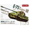 E-75 heavy tank 2 in 1 10.5cm & 12.8cm KwK Gun King tiger III