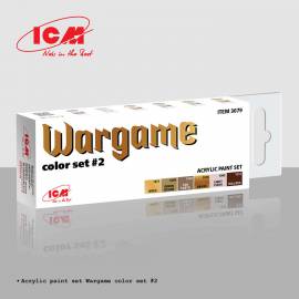 Acrylic paint set for Wargame Color Set 2